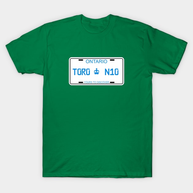 Toronto car license plate T-Shirt by Travellers